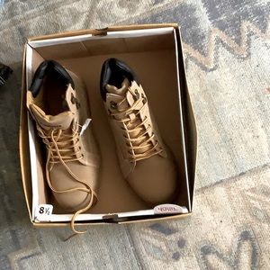 Texas Steer mens soft toe work boots.